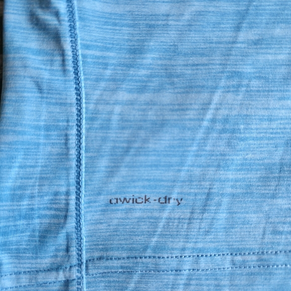 Blue Hooded Long Sleeve Shirt Muscle Shirt Quickdry $5 If Bundled - Picture 3 of 4